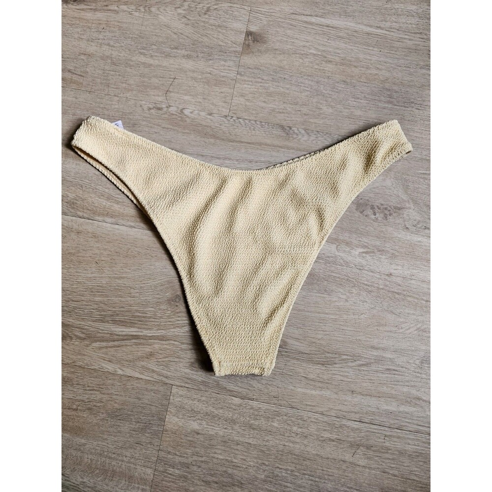 PACSUN SWIM ECO YELLOW BIKINI BOTTOM NWT SIZE XL - Picture 5 of 6